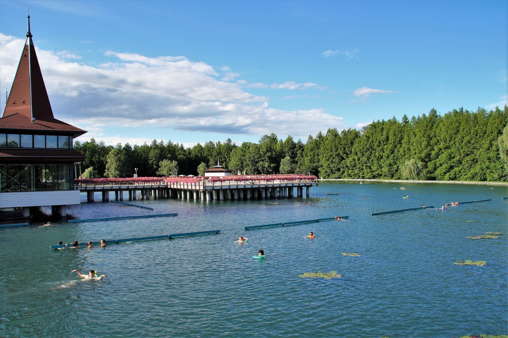 Озеро Хевиз в Венгрии Озеро Хевиз в Венгрии